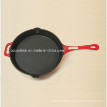 LFGB Ce Qualified Cast Iron Frypan Price China Factory Dia 26cm